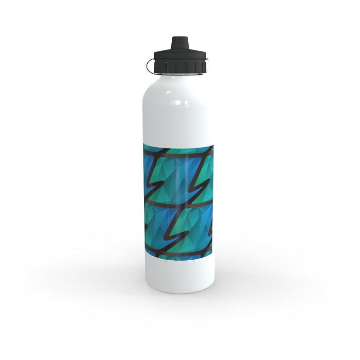 Sports Bottles - Abstract Waves Green/Blue - printonitshop