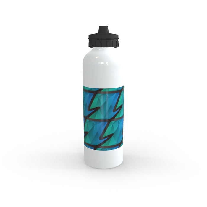 Sports Bottles - Abstract Waves Green/Blue - printonitshop