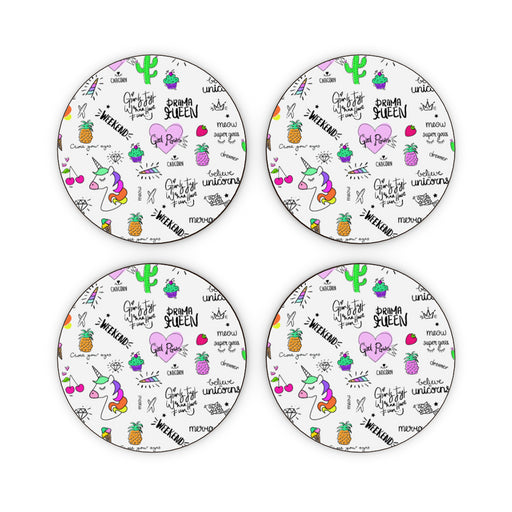 Coasters - Girl Power - printonitshop