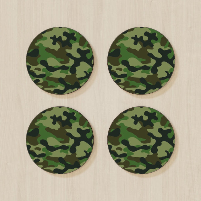 Coasters - Camo Green - printonitshop