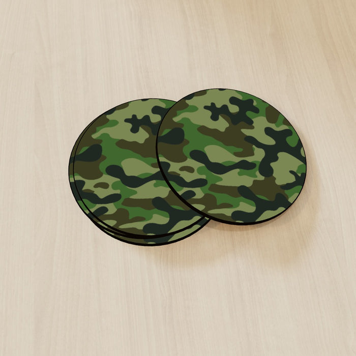 Coasters - Camo Green - printonitshop