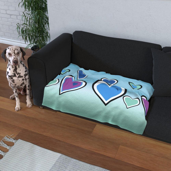 Pet Blankets - Hearts - printonitshop