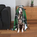 Pet Blankets - Green Crosshatch - printonitshop