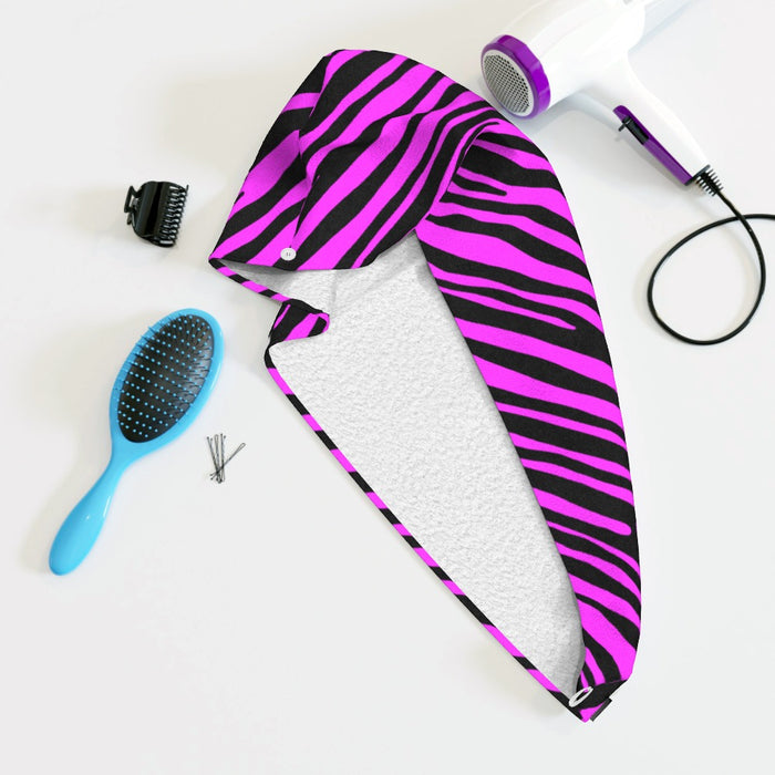 Head Towel - Pink Zebra - printonitshop