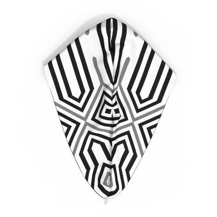 Head Towel - Black and White Structure - printonitshop