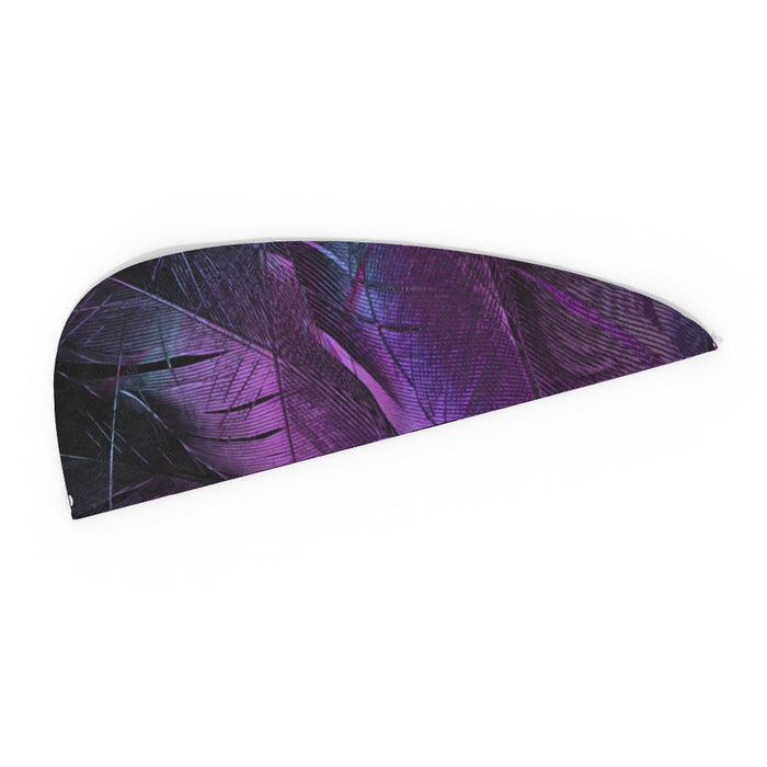 Head Towel - Purple Feathers - printonitshop