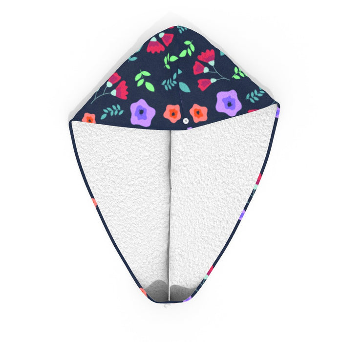 Head Towel - Dark Flowers - printonitshop