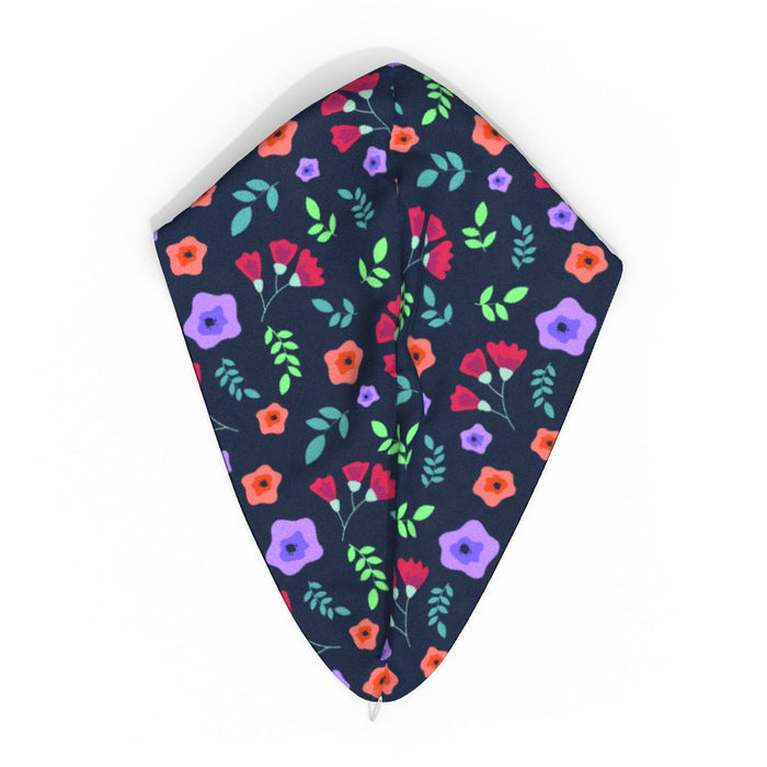 Head Towel - Dark Flowers - printonitshop