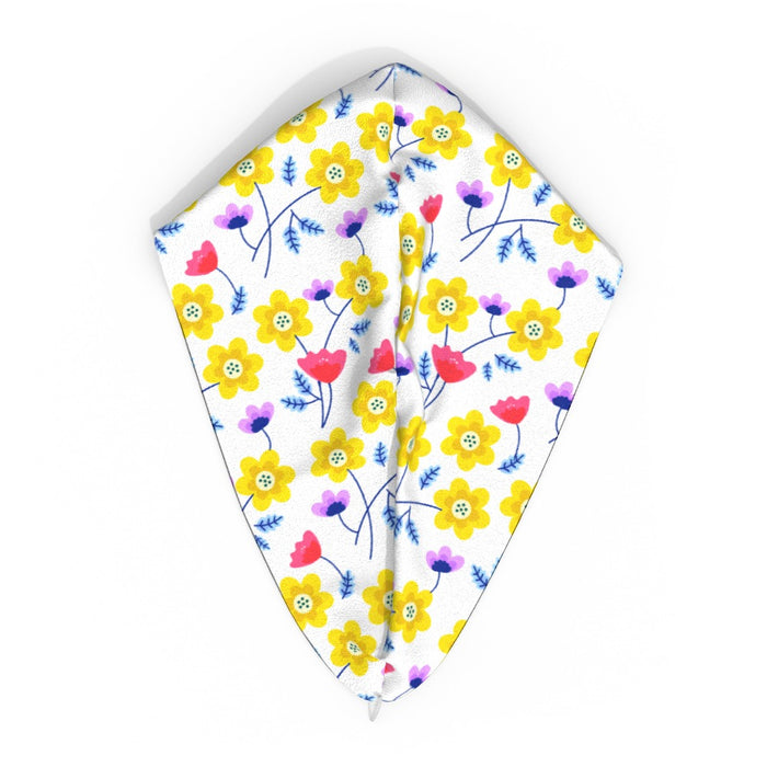 Head Towel - Yellow Flowers - printonitshop