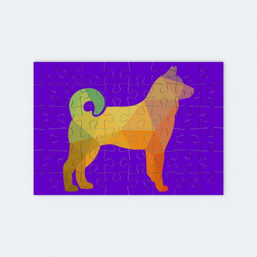 Jigsaw - Geometrical Dog - printonitshop