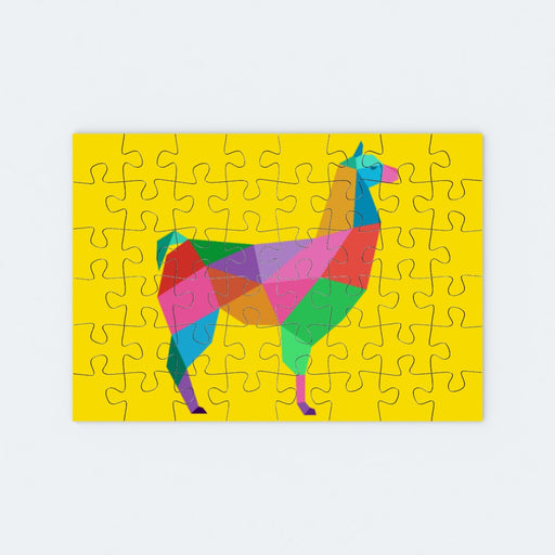 Jigsaw - Geometric Lama - printonitshop