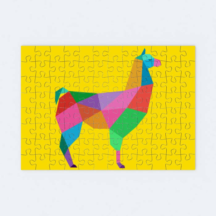 Jigsaw - Geometric Lama - printonitshop