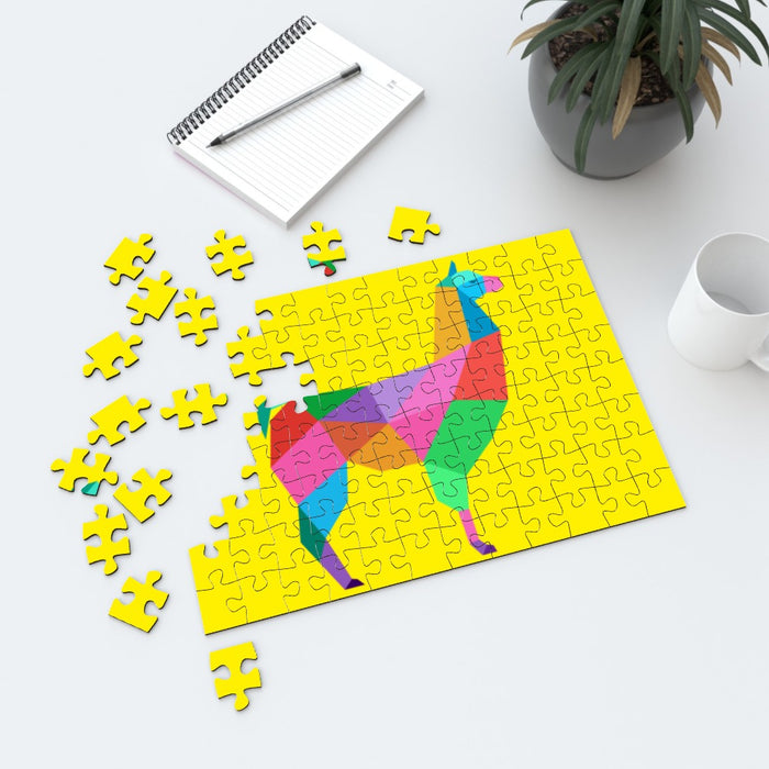 Jigsaw - Geometric Lama - printonitshop