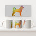 11oz Ceramic Mug - Geometrical Dog - printonitshop