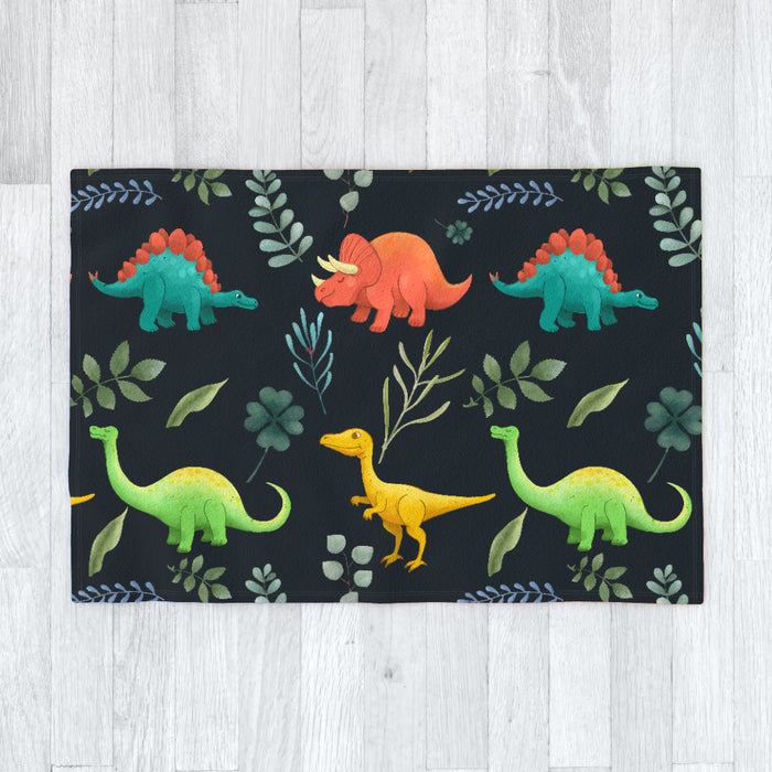 Blanket - Dino Dark - printonitshop