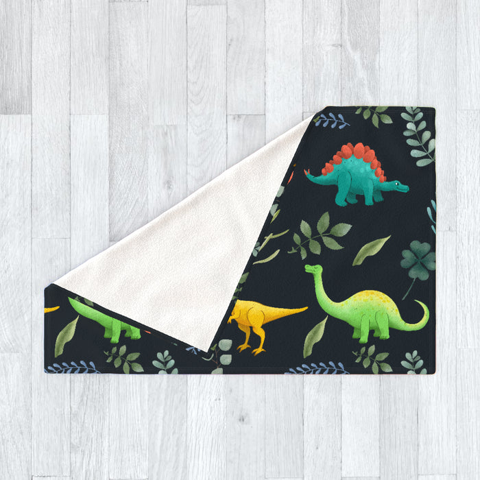 Blanket - Dino Dark - printonitshop