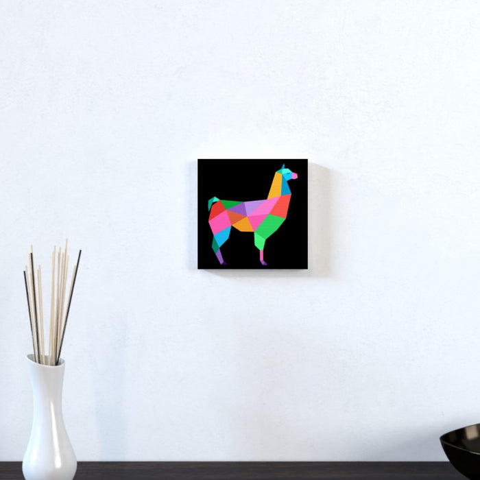 Wall Canvas - Geometric Lama - printonitshop