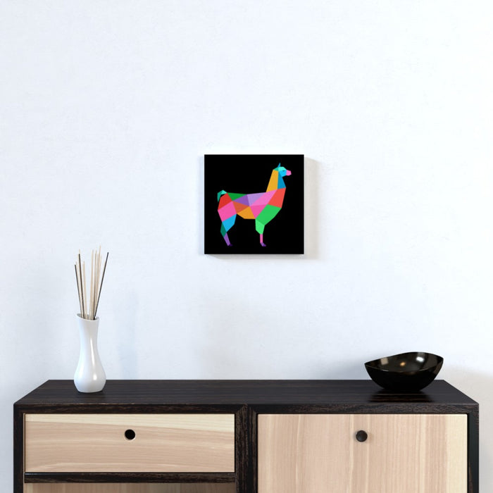 Wall Canvas - Geometric Lama - printonitshop