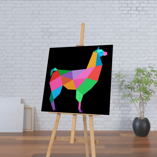 Wall Canvas - Geometric Lama - printonitshop