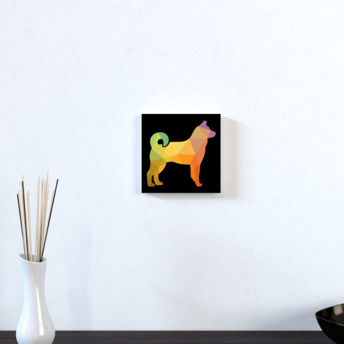 Wall Canvas - Geometric Dog - printonitshop