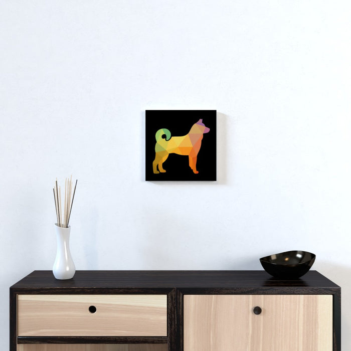 Wall Canvas - Geometric Dog - printonitshop