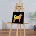 Wall Canvas - Geometric Dog - printonitshop