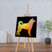 Wall Canvas - Geometric Dog - printonitshop