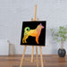 Wall Canvas - Geometric Dog - printonitshop