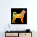 Wall Canvas - Geometric Dog - printonitshop