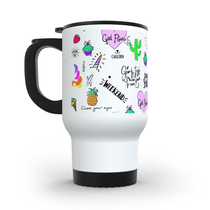 Travel Mug - Girl Power - printonitshop