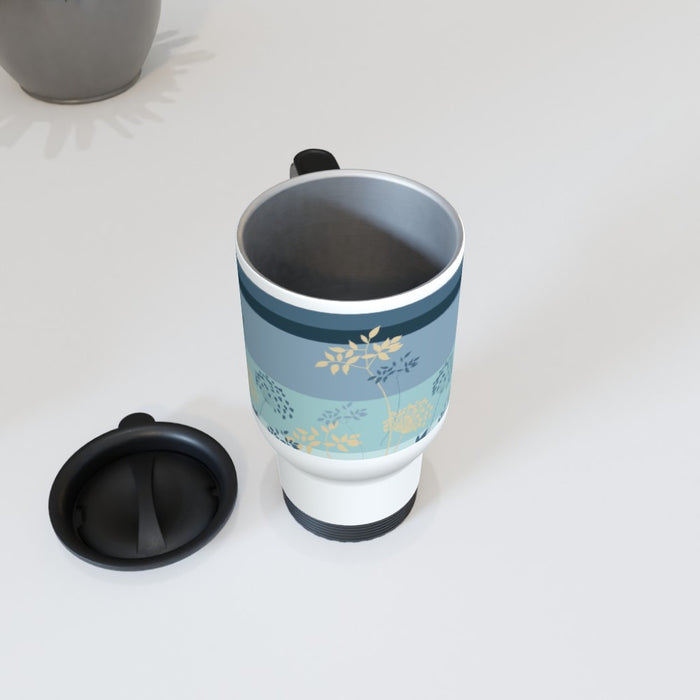 Travel Mug - Delicate Flowers - printonitshop