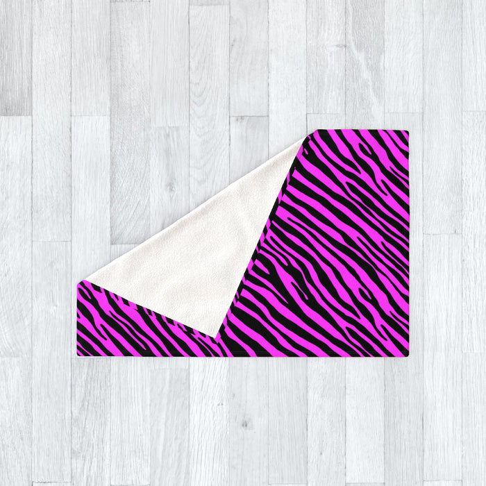 Blanket - Pink Zebra - printonitshop