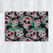 Blanket - Skulls and Roses - printonitshop