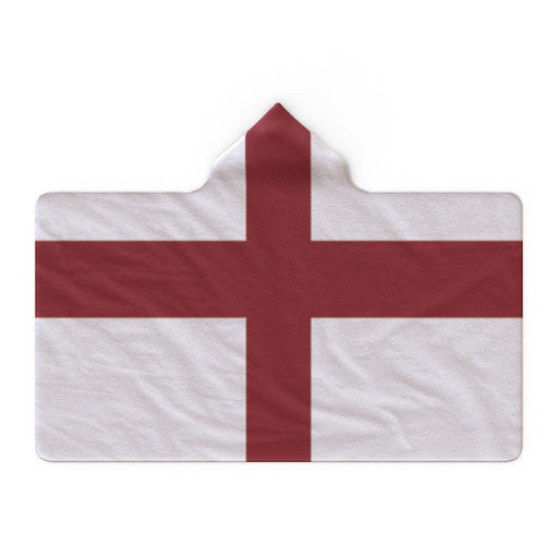 Hooded Blanket - St Georges Cross - printonitshop