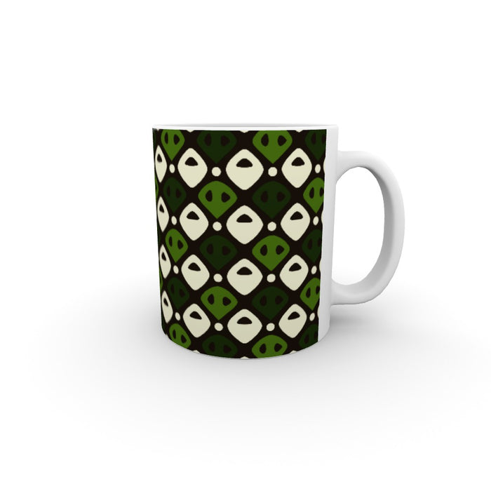 11oz Ceramic Mug - Abstract Green - printonitshop