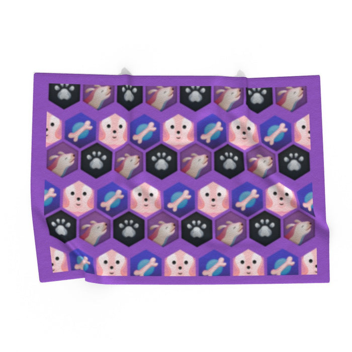 Pet Blankets - My Pets Purple - printonitshop