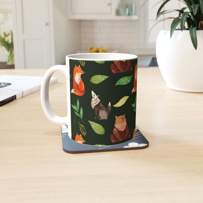 11oz Ceramic Mug - Bear.Wolf.Fox - printonitshop