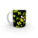 11oz Ceramic Mug - Bees on Black - printonitshop