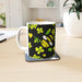 11oz Ceramic Mug - Bees on Black - printonitshop