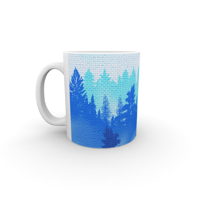 11oz Ceramic Mug - Forrest Blue - printonitshop