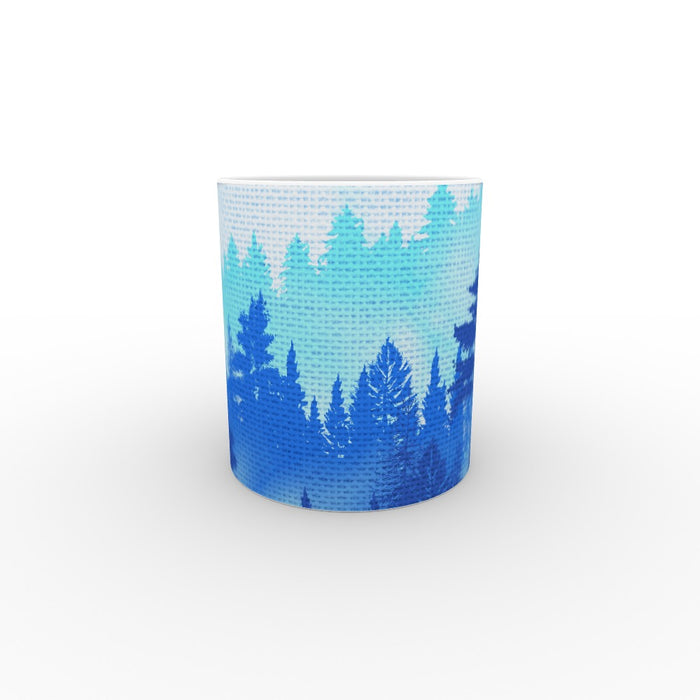 11oz Ceramic Mug - Forrest Blue - printonitshop