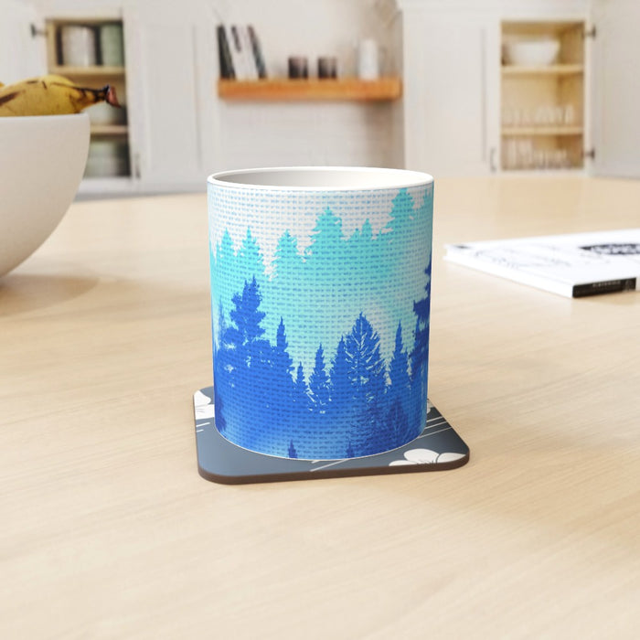 11oz Ceramic Mug - Forrest Blue - printonitshop