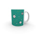 11oz Ceramic Mug - Planets Teal - printonitshop