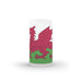 16oz Frosted Glass Stein - Wales - Print On It