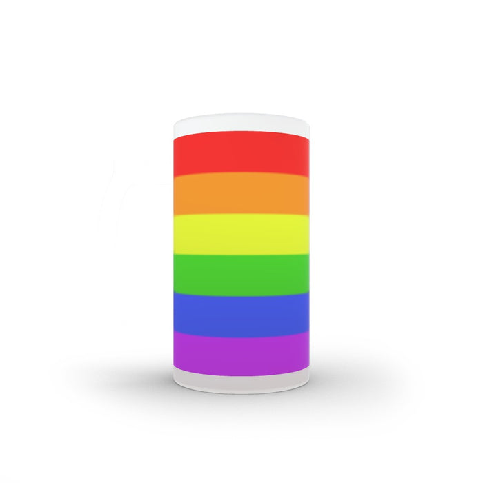 16oz Frosted Glass Stein - Pride - printonitshop