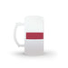 16oz Frosted Glass Stein - St. Georges Cross - printonitshop