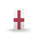 16oz Frosted Glass Stein - St. Georges Cross - printonitshop