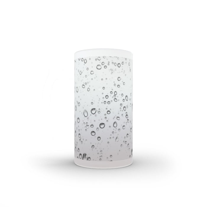 16oz Frosted Glass Stein - Droplets - printonitshop