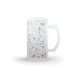 16oz Frosted Glass Stein - Droplets - printonitshop