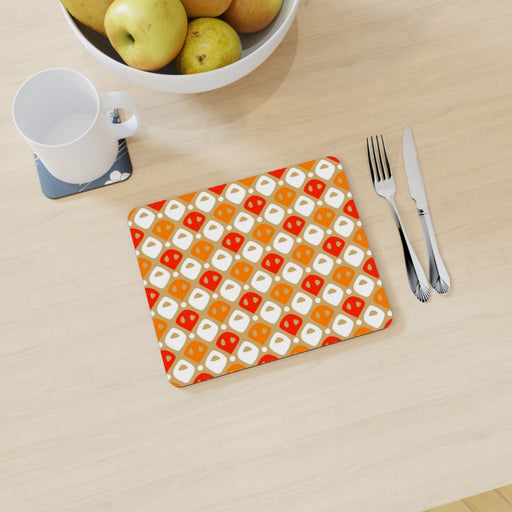 Placemat - Abstract Orange - printonitshop